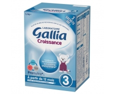 法国仓 COLISSIMO直邮风险自担 邮费另算 佳丽雅3段 成长型配方奶1200G（1岁以上）Gallia Croissance 1200 g