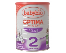 法国仓 伴宝乐  高端有机奶粉 近母乳型2段/6-12月 Babybio OPTIMA-2 900g