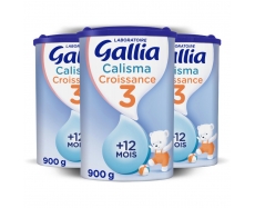 法国仓   包税奶粉专线 需要1个收件人身份信息 4罐*佳丽雅 3段 标准型超市装 Gallia Croissance 900g【超市版】